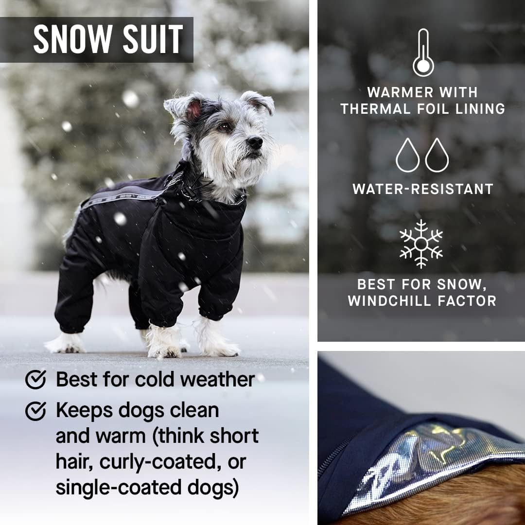 Snowsuit - Black - Size 10 (9-11" Back Length)