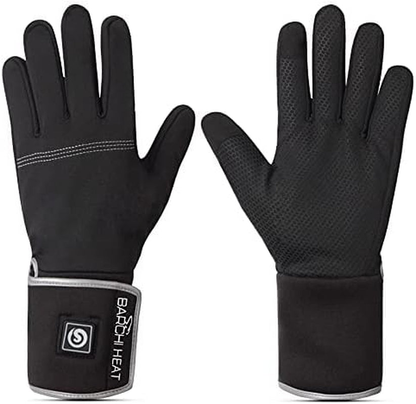 Breathable Heated Gloves Liners for Men Women,Winter Heated Thin Gloves Touchscreen Riding Skiing Snowboarding Hiking Cycling