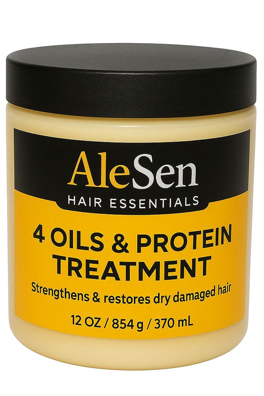 Alesen 4 Oils & Protein Treatment – The Ultimate Repair Formula for Dry, Damaged, or Weak Hair